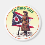 Ohio Girl, Annie Oakley Fridge Magnet