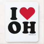 OHIO - "I LOVE OH" "I LOVE OHIO"  MOUSE MATS
