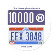 Ohio license plate centennial stickers by gtk88594 Ohio license plate centennial stickers
