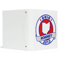 Ohio Mitt Romney Vinyl Binders