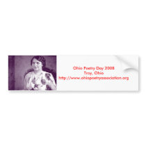 Ohio Poetry Day 2008 Troy, Ohio... bumper stickers by mschurch Ohio Poetry Day 2008 Troy, Ohio... bumper stickers