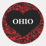 OHIO ROUND STICKER