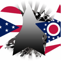Ohio Star Photo Cutout