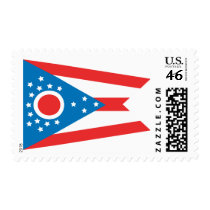 Ohio State Flag postage by Ohioans Ohio State Flag postage