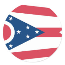 Ohio State Flag stickers by TheFlagStore Ohio State Flag stickers