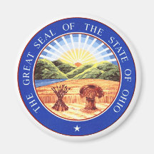 Ohio State Seal Refrigerator Magnet