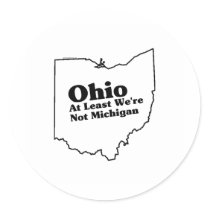 Ohio State Slogan stickers by republicofstates Ohio State Slogan stickers