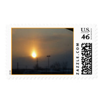 Ohio Winter Sunset Postage postage by snowfairytwinkle Ohio Winter Sunset Postage postage