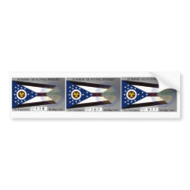 Ohio Zombie Hunting Permit Bumper Sticker