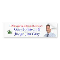 Ohioans Vote from the Heart Bumper Sticker