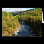 Ohiopyle River in Fall Card