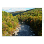 Ohiopyle River in Fall Card