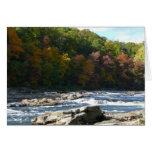 Ohiopyle River Rapids in Fall Card (Blank Inside)
