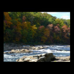 Ohiopyle River Rapids in Fall Photography Print