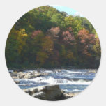 Ohiopyle River Rapids in Fall Sticker