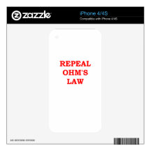 OHM.png Decal For The iPhone 4S