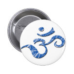 Ohm Symbol Button in Blue buttons