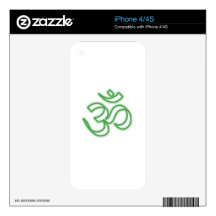 Ohm Symbol Skin For The iPhone 4