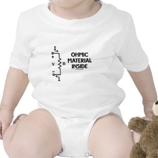 Ohmic Material Inside (Ohm's Law) T-shirts