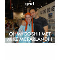 OHMYGOSH I MET MIKE MCFARLAND!!!, and t-shirts by Kathrin_hart OHMYGOSH I MET MIKE MCFARLAND!!!, and t-shirts