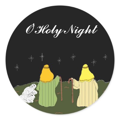 O'Holy Night - Christmas Seal Stickers by seashell2