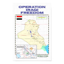 OIF - Iraq map poster posters by a2zgraphicsworks OIF - Iraq map poster posters