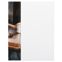 Oil Can and Wrench Custom Letterhead