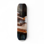 Oil Can and Wrench Skateboard Deck