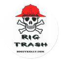 Oil Field Rig Trash, Oil Field Sticker by boozykelly Oil Field Rig Trash, Oil Field Sticker