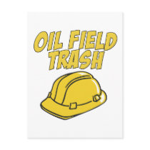 Oil Field Trash Postcard