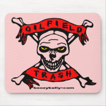 Oil Field Trash,Skull Mousepad,Oil Field Girl,Oil