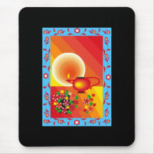 Oil lamp mouse pads