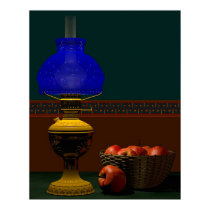 Oil Lamp Still Life posters