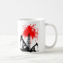 Oil of blood mugs