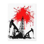 Oil of blood postcards