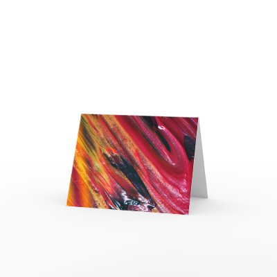 Oil Paint Note Card by phipix