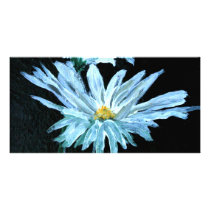 oil painting of white daisy flowers modern art photo cards by dereklovessheila oil painting of white daisy flowers modern art photo cards
