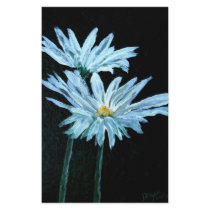 oil painting of white daisy flowers modern art stationery by dereklovessheila oil painting of white daisy flowers modern art stationery
