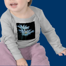 oil painting of white daisy flowers modern art t-shirts