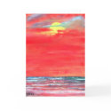oil painting seascape beach art greeting card by dereklovessheila oil painting seascape beach art greeting card