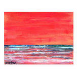 oil painting seascape modern art post card