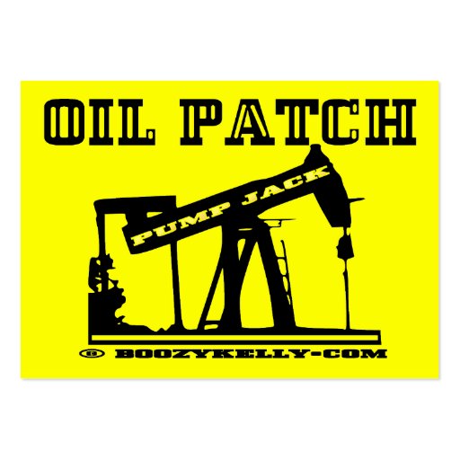 Oil Patch Pump Jack Business Cards,Pack Of 100
