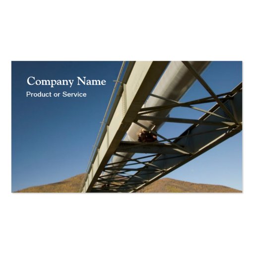 Oil pipeline business card