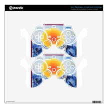 Oil Print of the Sun PS3 Controller Decal