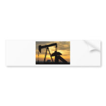 Oil Pump Sunrise Bumper Stickers
