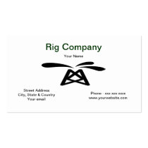 Oil Rig Business Card