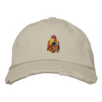 Oil Rig Drilling Bit embroidered hats by zippyzippy44 Oil Rig Drilling Bit embroidered hats