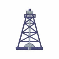 Oil Rig embroidered shirts by ZazzleEmbroidery Oil Rig embroidered shirts