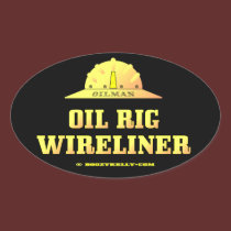 Oil Rig Wireliner,Oil,Gas,Slickline,Oil Patch,Gift stickers