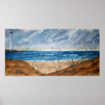 oil seascape print